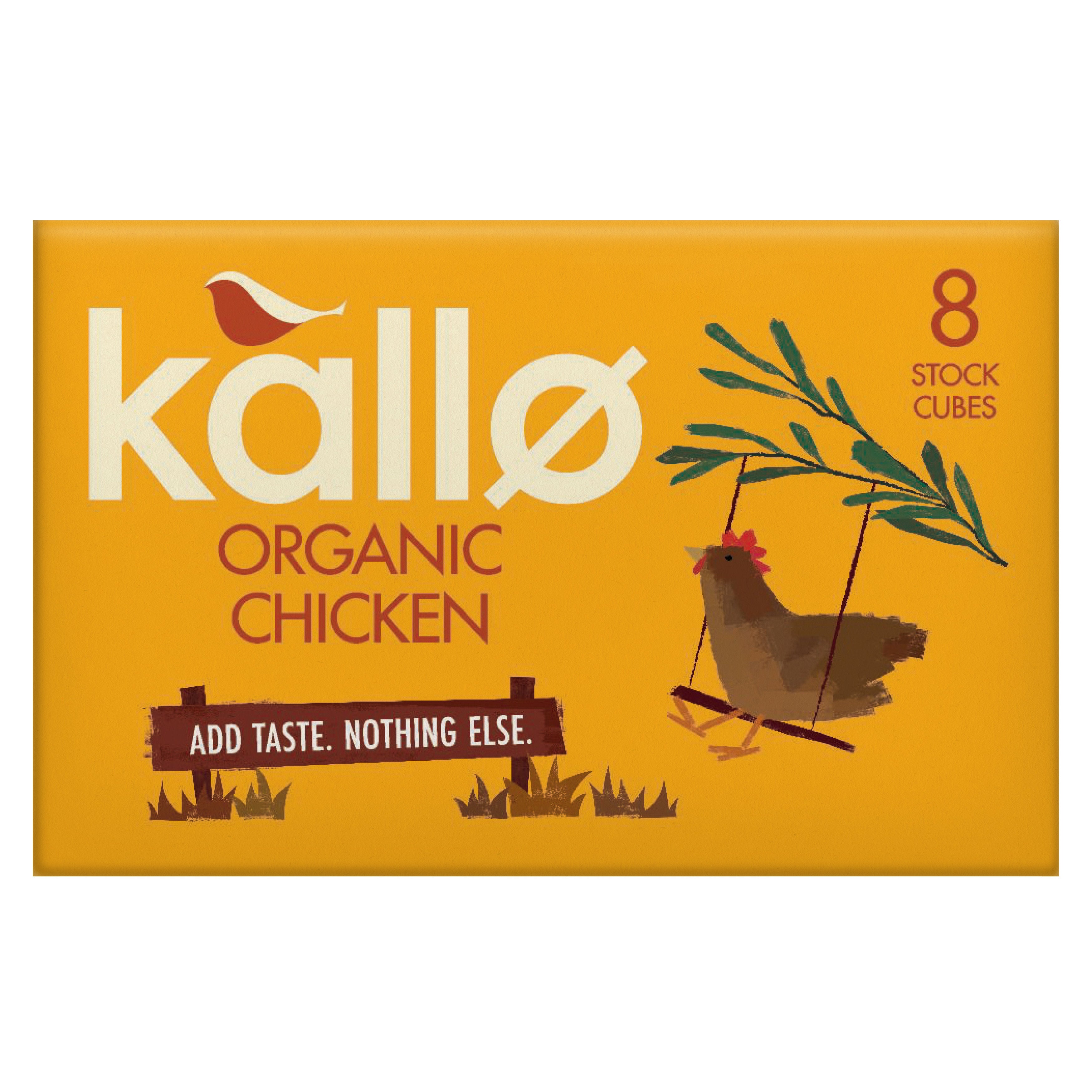 Organic Chicken Stock Cubes 8 Pack