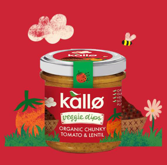 Organic Chunky Tomato & Lentil Dip 140g