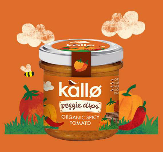 Organic Spicy Tomato Dip 135g