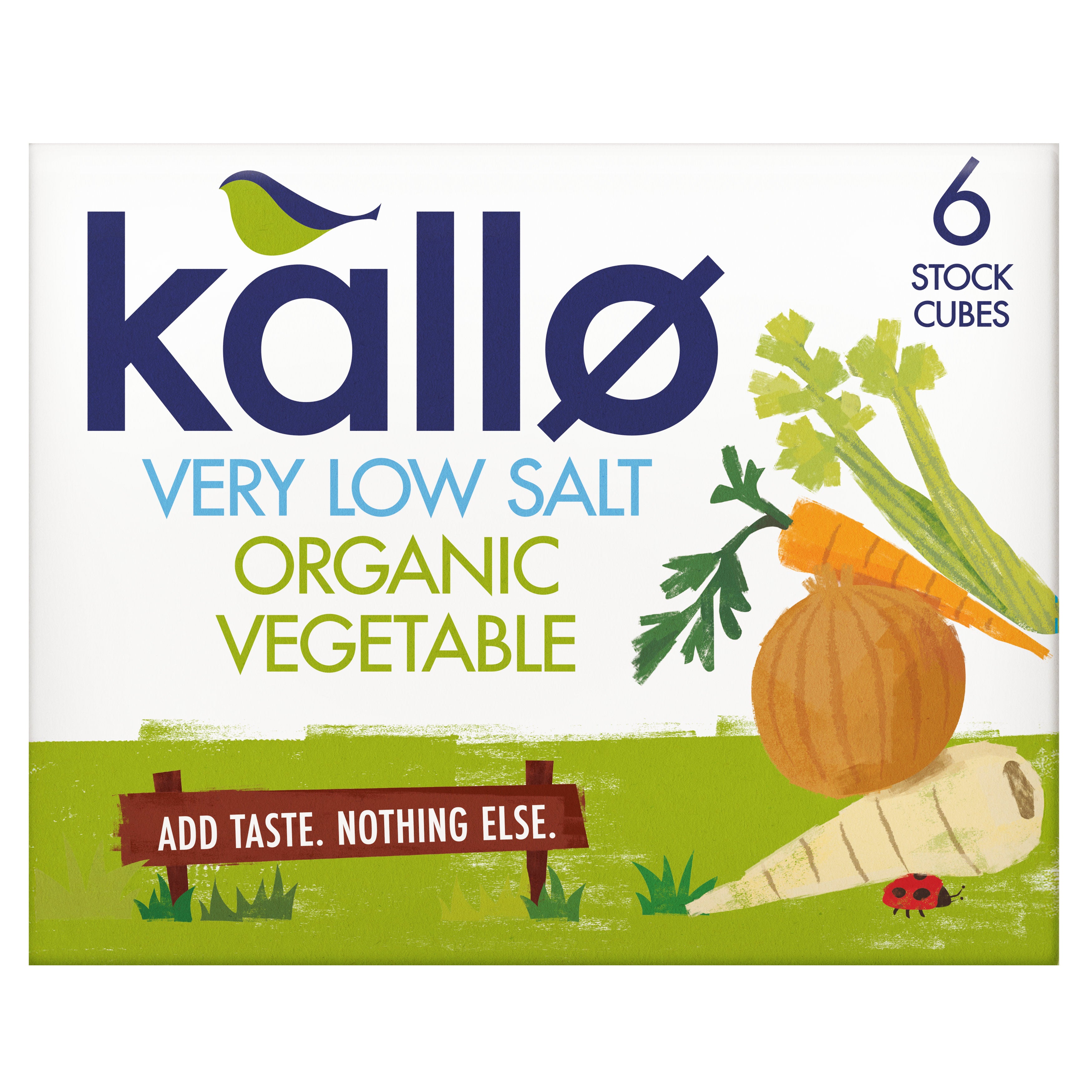 Very Low Salt Organic Vegetable Stock Cubes
