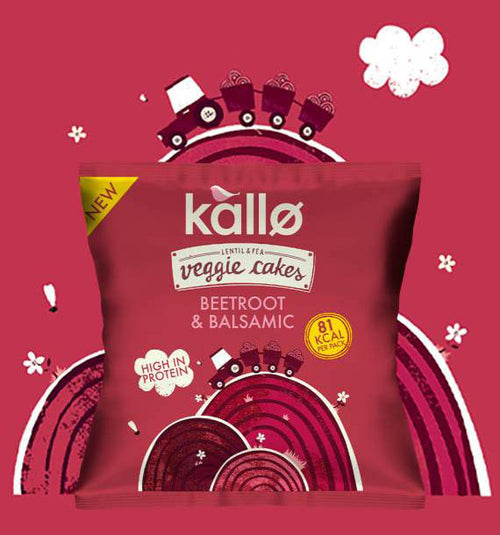 Beetroot & Balsamic Veggie Cakes Snack Packs