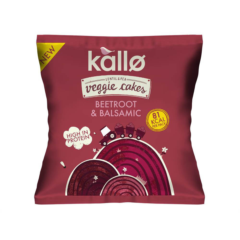 Beetroot & Balsamic Veggie Cakes Snack Packs