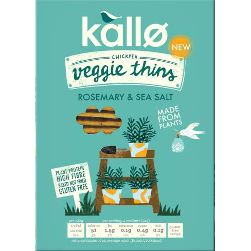 Rosemary and Sea Salt Veggie Thins