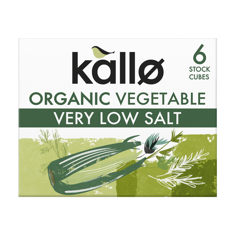 Very Low Salt Organic Vegetable Stock Cubes