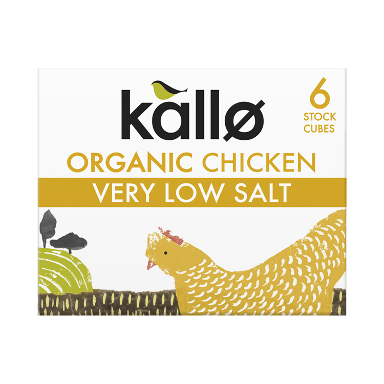 Very Low Salt Organic Chicken Stock Cubes