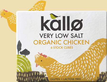 Very Low Salt Organic Chicken Stock Cubes
